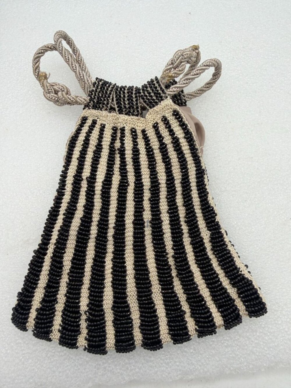 Antique Art Deco Flapper Style Beaded Purse Handbag